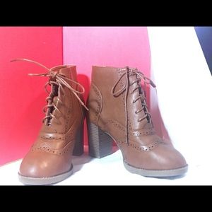 Bella Marie Lace Up Booties